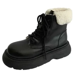 Classics|Boots / Platform Boots*Boogzel Clothing Warm Sheepskin Ankle Boots