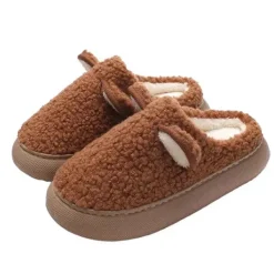 Classics*Boogzel Clothing Warm Teddy Slippers