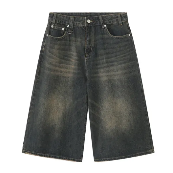 Mens|Shorts*Boogzel Clothing Wash Me Out Baggy Denim Shorts