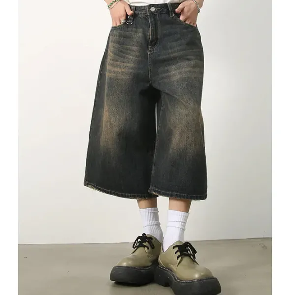 Mens|Shorts*Boogzel Clothing Wash Me Out Baggy Denim Shorts