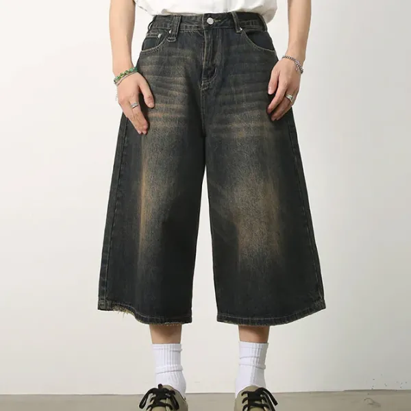 Mens|Shorts*Boogzel Clothing Wash Me Out Baggy Denim Shorts
