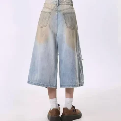 Mens|Shorts*Boogzel Clothing Wash Me Out Distressed Denim Shorts Blue
