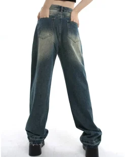 Jeans*Boogzel Clothing Wash Me Out Wide Leg Jeans Blue