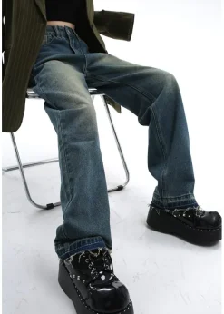 Jeans*Boogzel Clothing Wash Me Out Wide Leg Jeans Blue