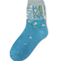 Socks*Boogzel Clothing Water Lilies Monet Socks Blue