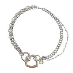 Necklaces & Chokers*Boogzel Clothing Weekend Lover Choker Silver