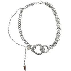Necklaces & Chokers*Boogzel Clothing Weekend Lover Choker Silver