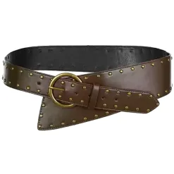 Belts & Chains*Boogzel Clothing Western Studded Belt Brown