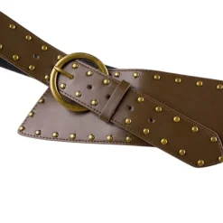 Belts & Chains*Boogzel Clothing Western Studded Belt Brown