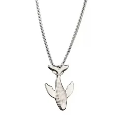 Necklaces & Chokers*Boogzel Clothing Whale Pendant Necklace Silver