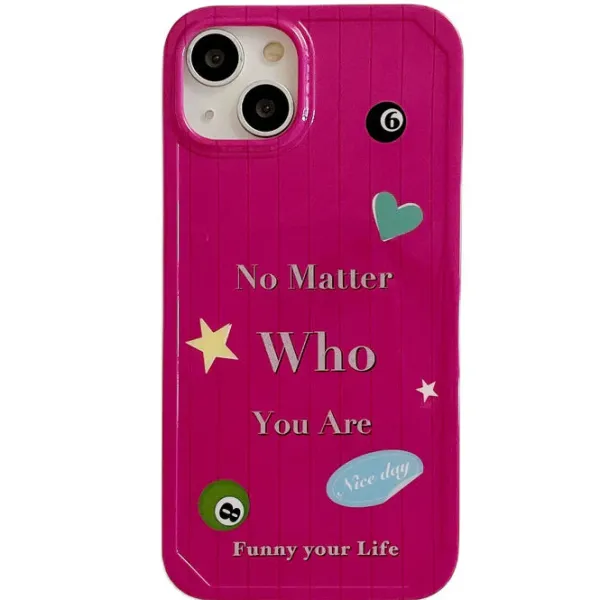 Iphone Cases*Boogzel Clothing Who You Are iPhone Case Pink
