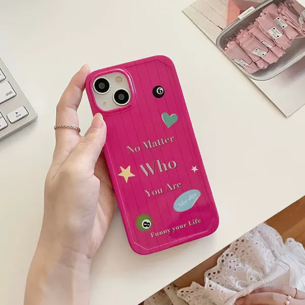 Iphone Cases*Boogzel Clothing Who You Are iPhone Case Pink
