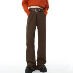 Jeans*Boogzel Clothing Wild West Flare Jeans Brown