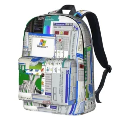 Bags & Purses*Boogzel Clothing Windows XP Aesthetic Backpack Grey/green