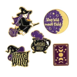 Other*Boogzel Clothing Witch Vibes Brooch Pins