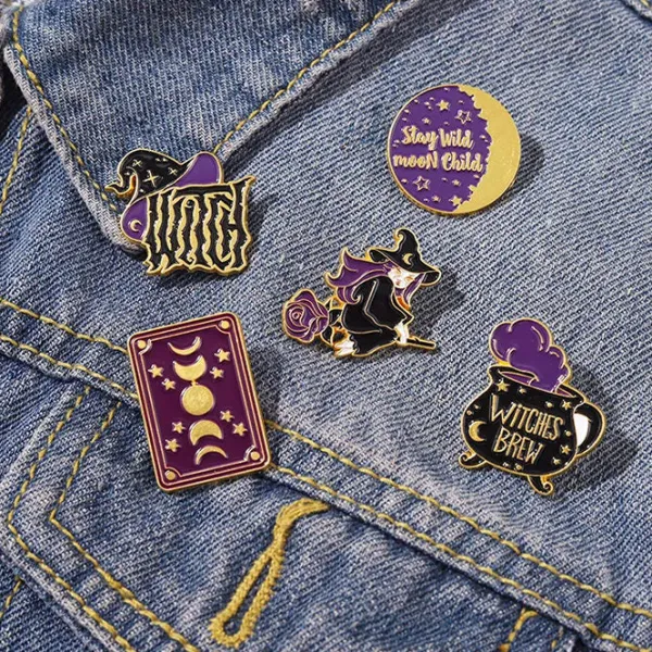 Other*Boogzel Clothing Witch Vibes Brooch Pins