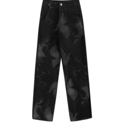 Jeans*Boogzel Clothing Wonder Haze Straight Leg Jeans Black
