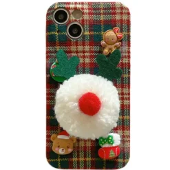 Iphone Cases*Boogzel Clothing Xmas Plaid iPhone Case Red/green