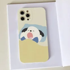 Iphone Cases*Boogzel Clothing Yawning Dog iPhone Case Yellow