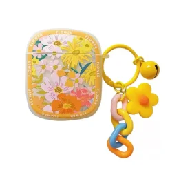 Iphone Cases*Boogzel Clothing Blooming Flowers AirPods Case Yellow