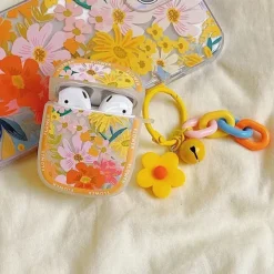 Iphone Cases*Boogzel Clothing Blooming Flowers AirPods Case Yellow