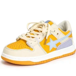 Mad|Aesthetic Sneakers*Boogzel Clothing Star Aesthetic Sneakers Yellow
