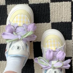 Mad|Aesthetic Sneakers*Boogzel Clothing Tulip Aesthetic Sneakers Yellow