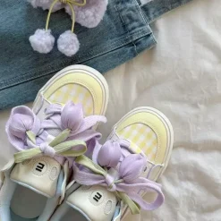 Mad|Aesthetic Sneakers*Boogzel Clothing Tulip Aesthetic Sneakers Yellow