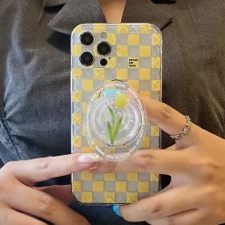 Iphone Cases*Boogzel Clothing Yellow Tulip iPhone Case Blue/yellow