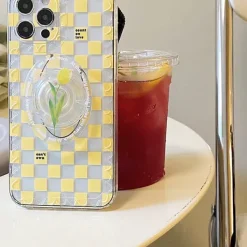Iphone Cases*Boogzel Clothing Yellow Tulip iPhone Case Blue/yellow