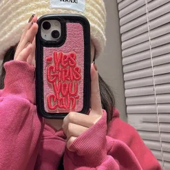 Iphone Cases*Boogzel Clothing Yes Girls iPhone Case Pink