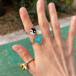 Anxiety Rings|Rings*Boogzel Clothing Yin Yang Anxiety Ring ☯︎