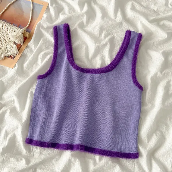 Y2K Tops|Crop Tops*Boogzel Clothing Y2K Aesthetic Baby Fur Top