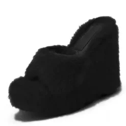 Mad|Sandals / Mary Janes*Boogzel Clothing Y2K Aesthetic Fur Sandals