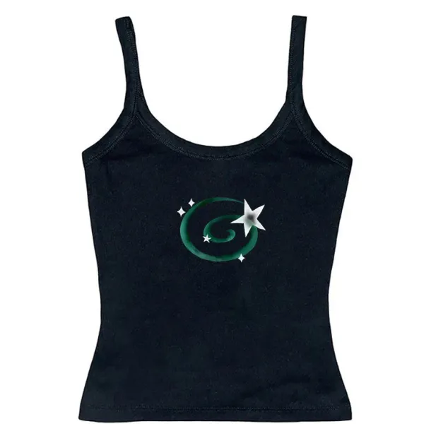 Y2K Tops|Crop Tops*Boogzel Clothing Y2K Aesthetic Star Tank Top