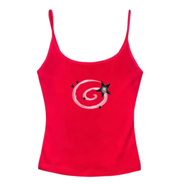 Y2K Tops|Crop Tops*Boogzel Clothing Y2K Aesthetic Star Tank Top