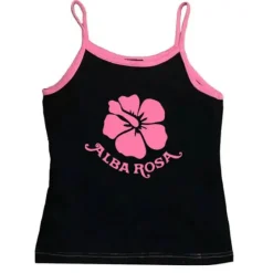 Y2K Tops*Boogzel Clothing Y2K Alba Rosa Aesthetic Tank Top