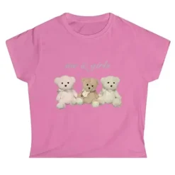 Y2K Tops|Crop Tops*Boogzel Clothing Y2K Bears Print Crop Top