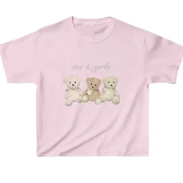 Y2K Tops|Crop Tops*Boogzel Clothing Y2K Bears Print Crop Top
