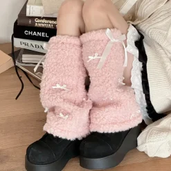 Other|Socks*Boogzel Clothing Y2K Bows Leg Warmers
