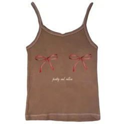 Y2K Tops*Boogzel Clothing Y2K Bows Skinny Tank Top