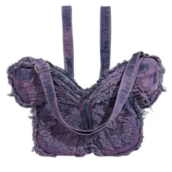 Bags & Purses*Boogzel Clothing Y2K Butterfly Shoulder Bag Purple