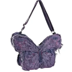 Bags & Purses*Boogzel Clothing Y2K Butterfly Shoulder Bag Purple