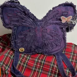 Bags & Purses*Boogzel Clothing Y2K Butterfly Shoulder Bag Purple