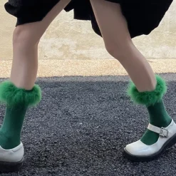 Socks*Boogzel Clothing Y2K Fluffy Socks