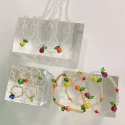 Rings*Boogzel Clothing Y2K Fruit Pearl Ring