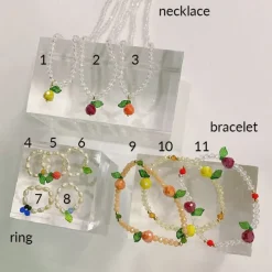 Rings*Boogzel Clothing Y2K Fruit Pearl Ring