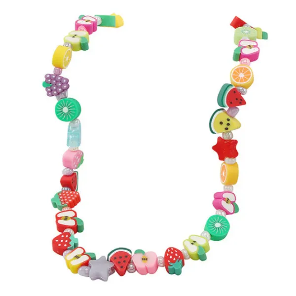 Necklaces & Chokers*Boogzel Clothing Y2K Fruits Beaded Necklace Multi