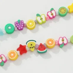Necklaces & Chokers*Boogzel Clothing Y2K Fruits Beaded Necklace Multi