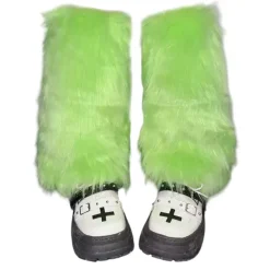 Other*Boogzel Clothing Y2K Fuzzy Leg Warmers